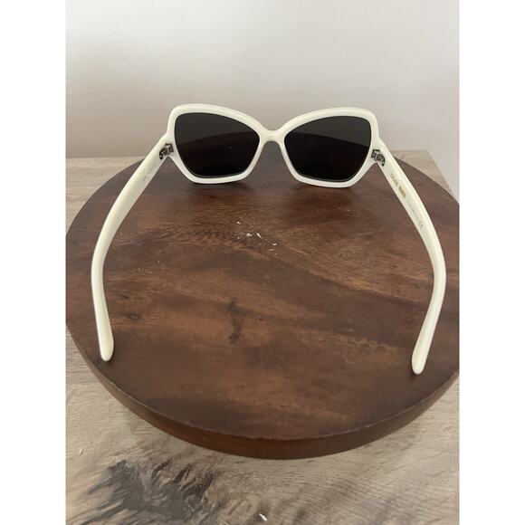 Celine White Butterfly Sunglasses CL400751 25c 56-14-145 - Picture 10 of 11